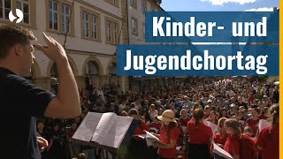 Singen für den Frieden - Kinder- und Jugendchortag in Würzburg