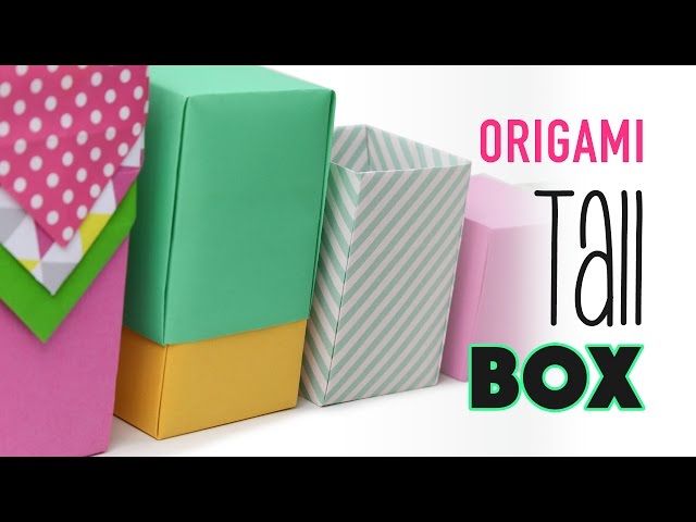 How To Make A Origami Rectangle Box Instructions Folding Origami Boxby