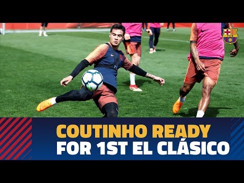 INSIDE TRAINING | Coutinho prepares his first El Clásico