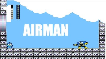 MEGAMAN 2 Walkthrough Gameplay Part 1 - AIRMAN
