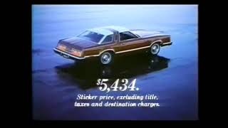 1977 Ford Thunderbird Commercial USA