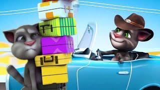 Talking Tom  The Art of Packing   Cartoon for kids Kedoo Toons TV