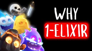 Why 1 Elixir Cards Are So OP in Clash Royale 🔥