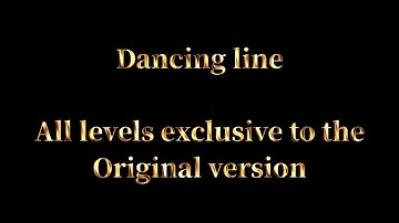 Dancing line all levels that are currently not in DLPC IOS port #dlneverdied