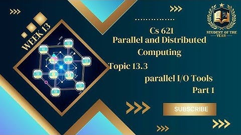 Cs621short lecture|Cs621 week 13 Topic 13.3 | parallel l/O Tools part 1|Cs621final term lecture
