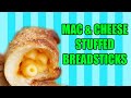 Mac &amp; Cheese Stuffed Breadsticks - Let&#39;s Cook