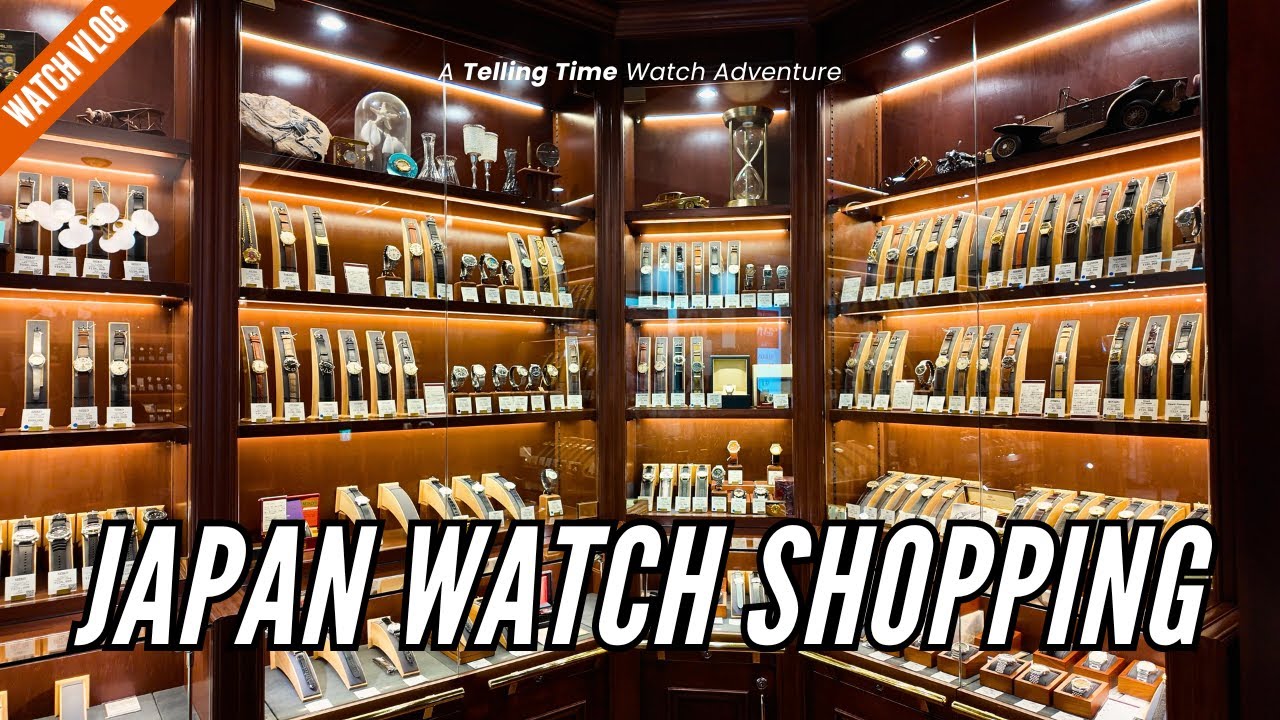 Удивительные находки часов в Токио, Япония 🇯🇵: винтажные Seiko, Citizen, микробренды и подержанны...