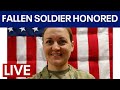LIVE | Fallen White Bear Lake soldier honored at ceremony