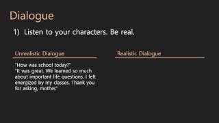 Narrative Writing | 05b Dialogue
