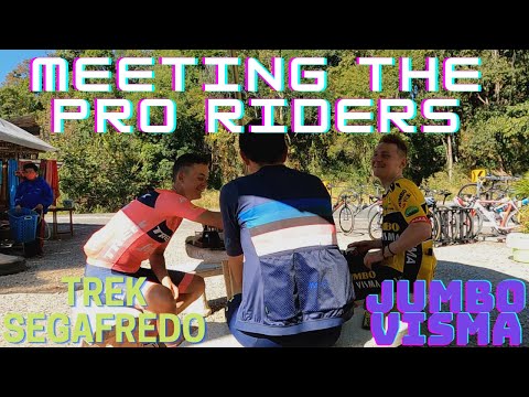 Wenn Du Profis auf Deiner Trainingsfahrt triffst - Jumbo Visma und Trek Segafredo Pro tour riders 🇹🇭