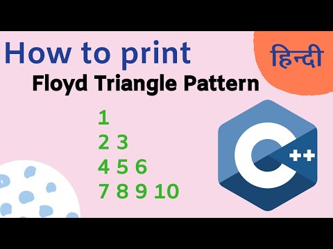 c++ programm to print floyd Triangle [ 12345678910 ] pattern|| saral programming
