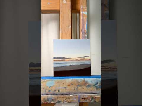 New 8x8 in. Oil painting seascape