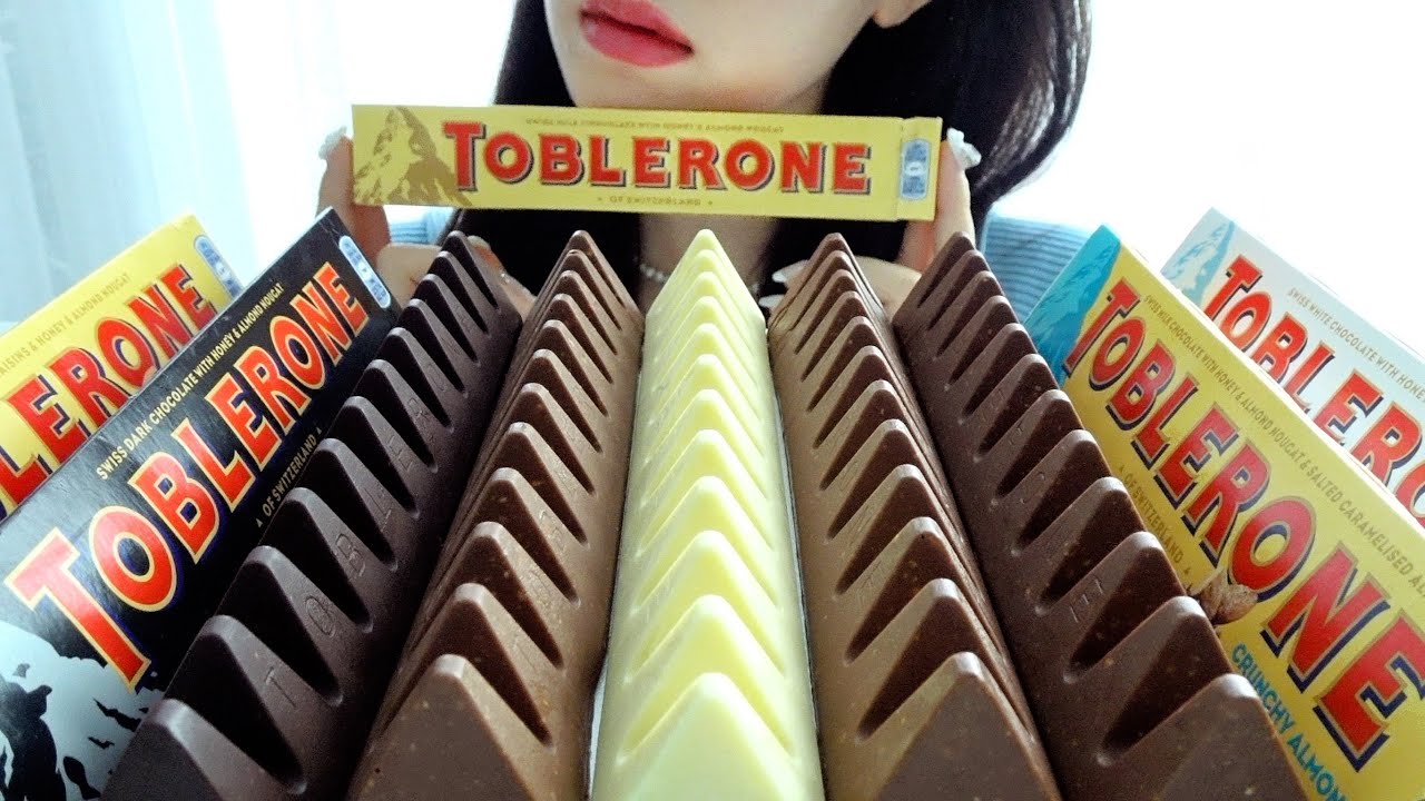 ASMR 토블론 초콜릿 먹방 TOBLERONE CHOCOLATE EATING SOUNDS