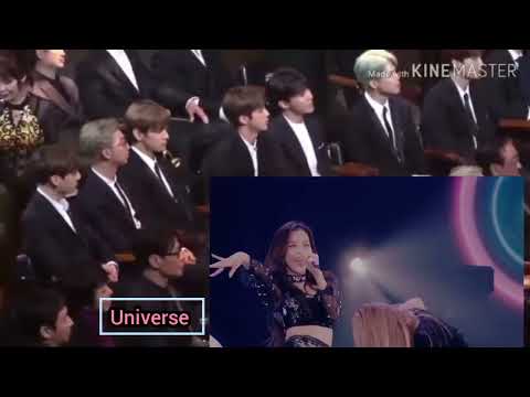 BTS Reaction to Blackpink Boombayah performance live in Award show