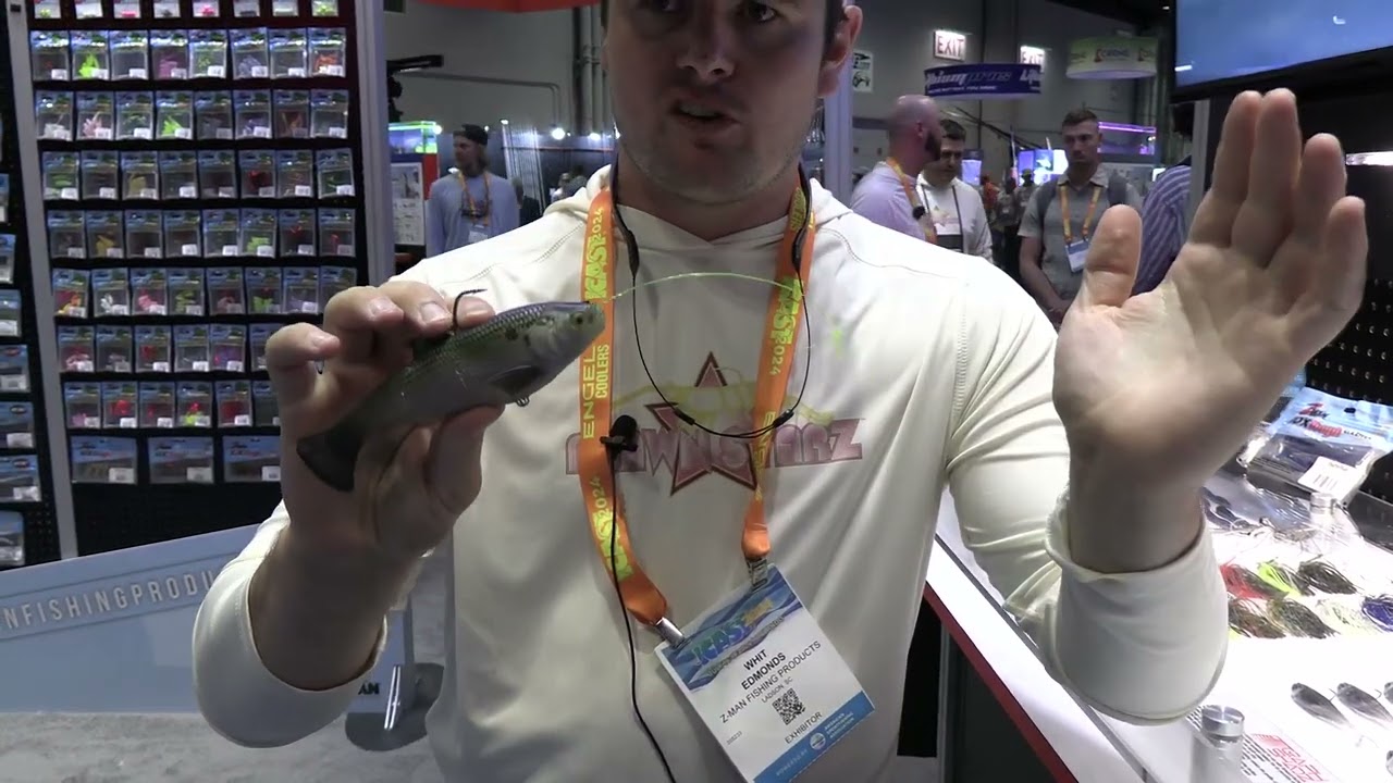 Whit Edmonds with Z-Man Fishing reveals the new Shadtron LT the ultra-realistic shad swimbait