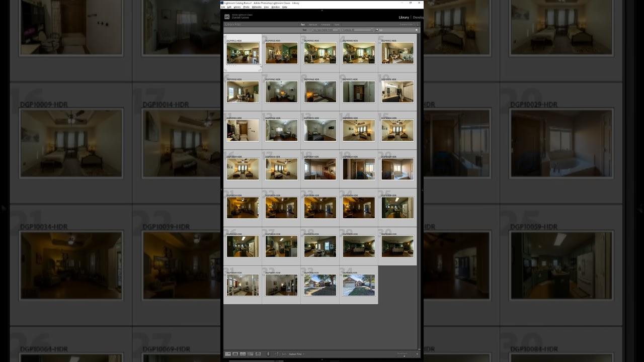 Batch process HDR in Lightroom Classic 