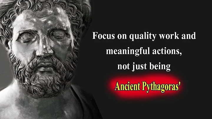 Ancient Pythagoras' Quotes Men Learn Too Late In Life