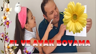 Ayak Boyama Ve El Boyama Yaptık, Hatice Zehra Ya Anı Oluşturduk ...