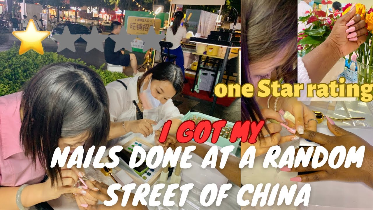 I WENT TO THE CHEAPEST NAIL SHOP IN CHINA 🇨🇳 And this happened 😩