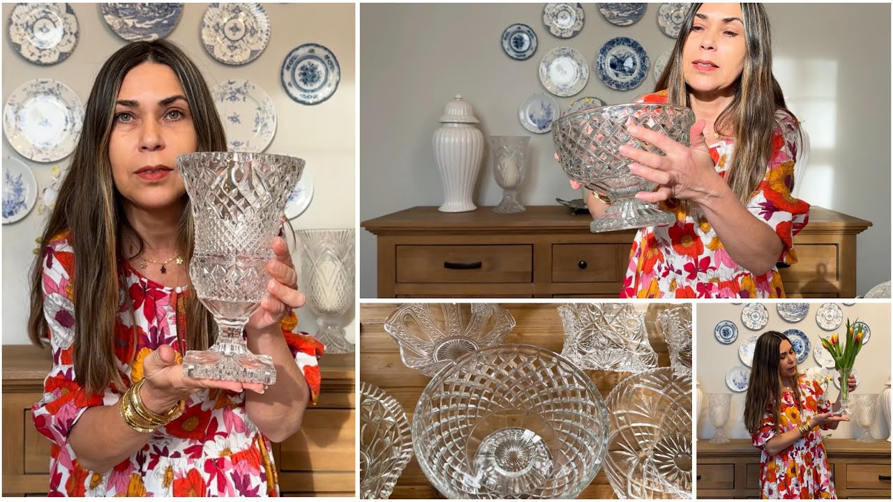 Minha coleção de vidros e cristais mais interessantes que eu garimpei