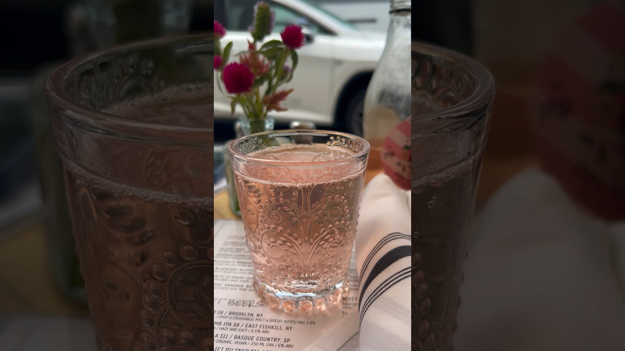 Luxury sparkling cider in Manhattan