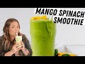 A Creamy, Tropical Mango Spinach Smoothie