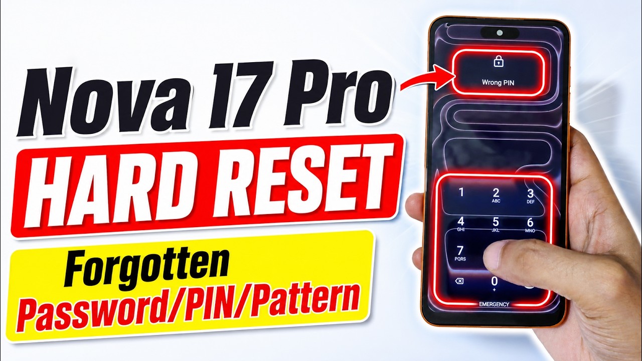 How to Hard Reset Peace Nova 17 Pro - Forgotten Password/Factory