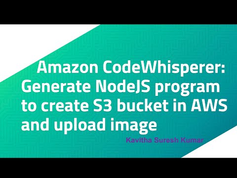 Amazon CodeWhisperer: Generate