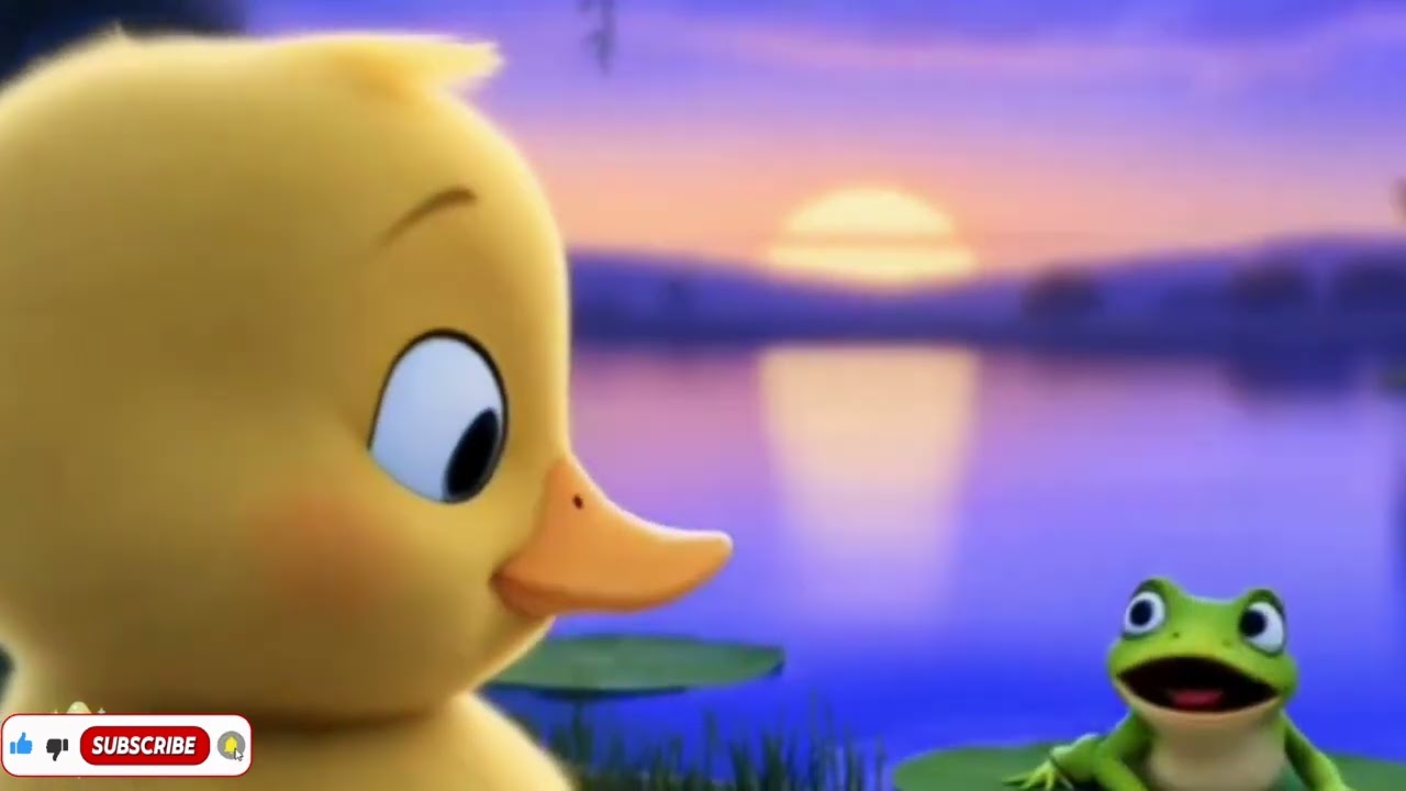 The Very Sleepy Duckling 🦆🌙 | Calming Bedtime Story for Kids | Relaxing Music & Cute Sleep Story