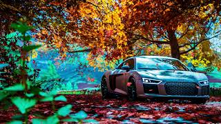audi r8 plus in the autumn wallpaper 4k#wallpaper #car #shaders #audi screenshot 2