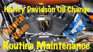 Harley Davidson Oil Change & Routine Maintenance | Complete Guide & Instructions