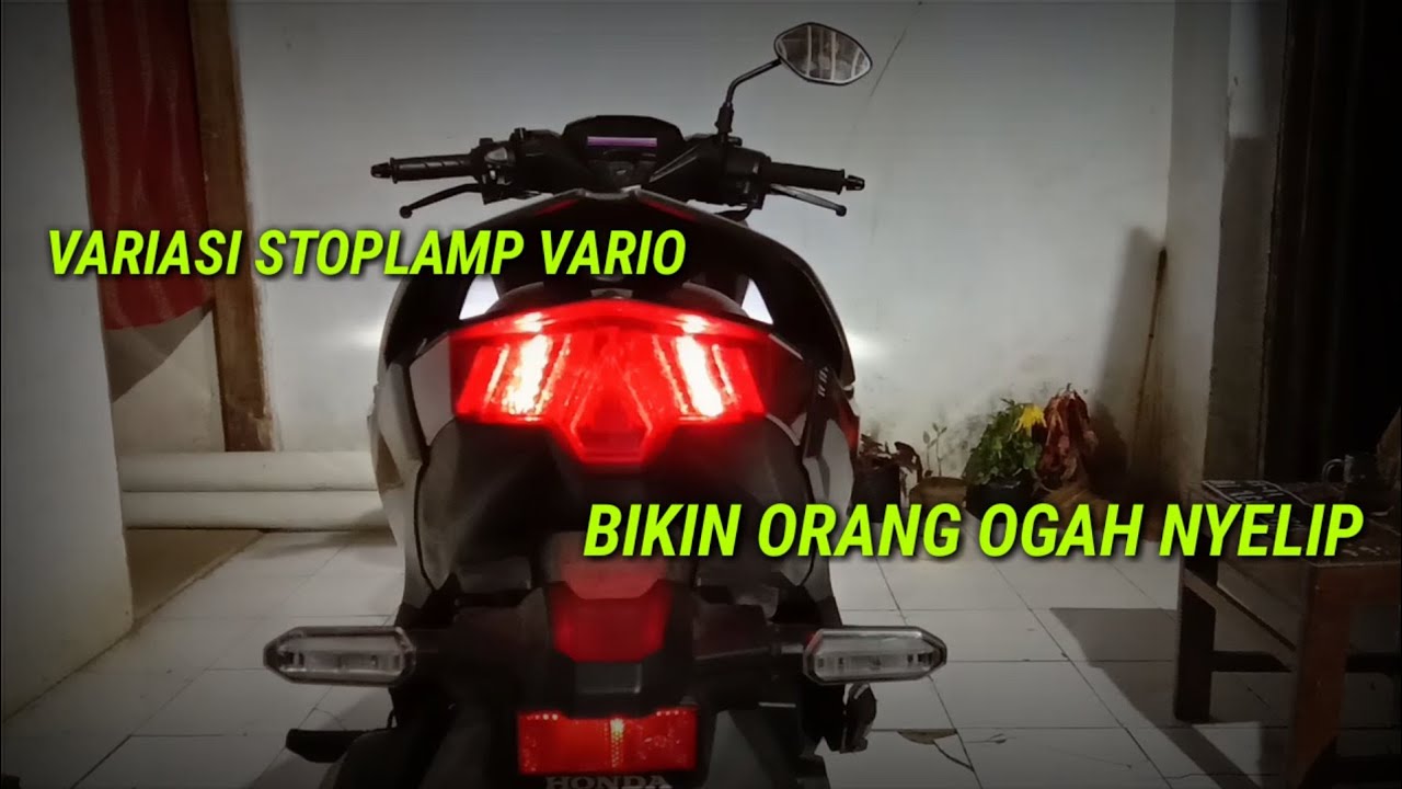 Pasang Led Running Variasi Lampu Belakang Honda Vario 2018 - YouTube