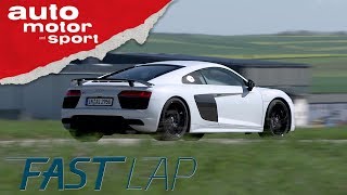 Audi R8 V10 Plus: 4 Ringe für ein Halleluja - Fast Lap | auto motor und sport