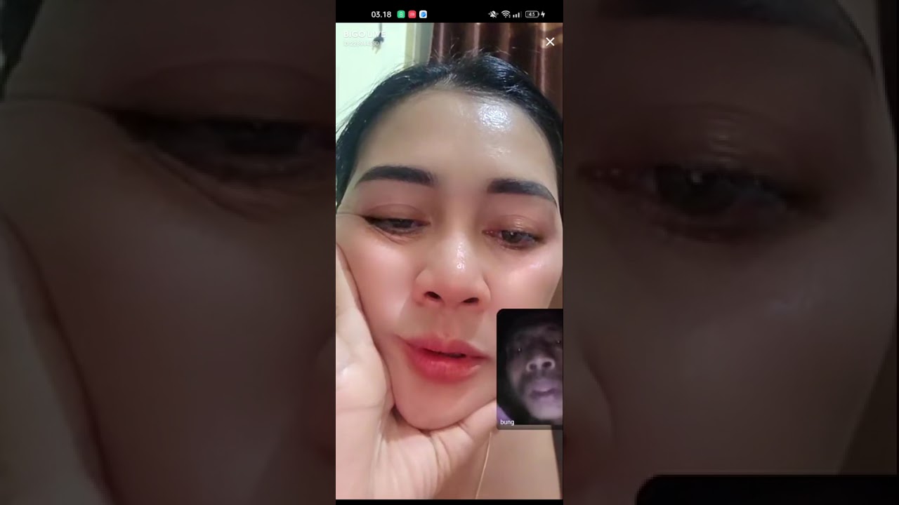 Tante Lala bangunin anak anak!!anaknya keluar-bigo live