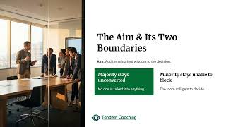 Deep Democracy in Team Coaching: The Minority Voice (8.1.1)