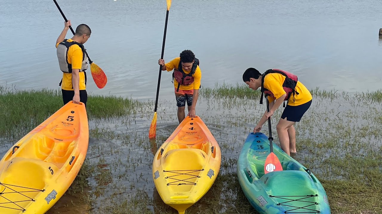 Houston JROTC Summer Camp Lake Bryan at Texas A&M:  Water Activities