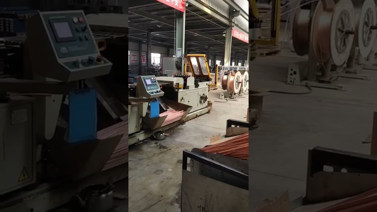 Copper pipe production process and welding process.