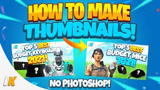 How To Make A FREE Fortnite Thumbnail On Pixlr! (Tutorial + Free GFX Pack)