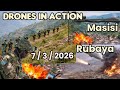 KINACHO HENDELEA KWENYE UWANJA WA VITA MDA HUU MASISI RUBAYA DRONE ZA WASHAMOTO