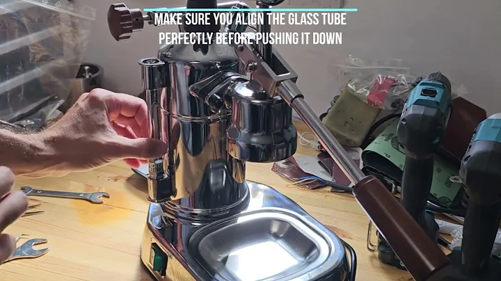 Coffee Sensor La Pavoni Lever official custom metal sight glass cover installation tutorial