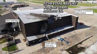 NTSB Final Report Addison King Air Crash