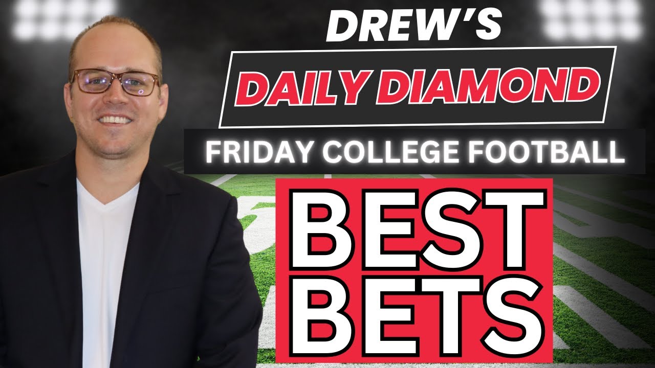 Лучшие прогнозы на студенческий футбол в пятницу! | Drew's Daily Diamond | 17.10.25