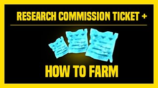 RESEARCH COMMISSION TICKET HOW TO GET MHWI RESEARCH COMMISSION TICKET FARM NO 2