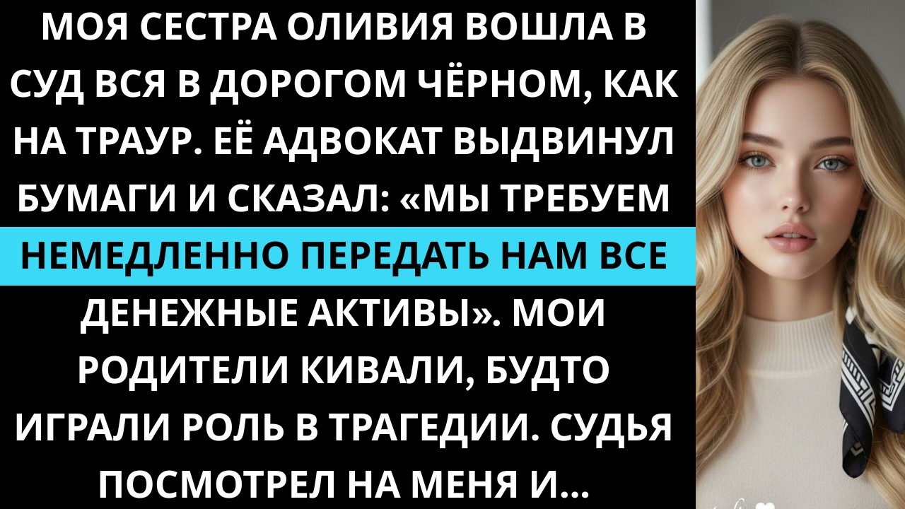 «Ты паразит!» — крикнула сестра, требуя наследство. Я взглянула на часы — вмешался управляющий…