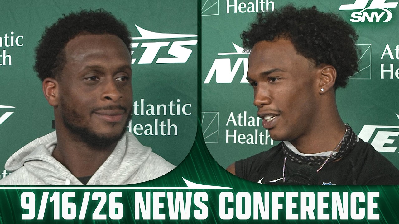 Geno Smith and Garrett Wilson share their excitement for Jets home opener