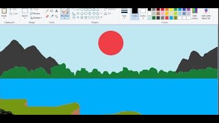 Online paint application made from scratch using graph algorithms screenshot 2