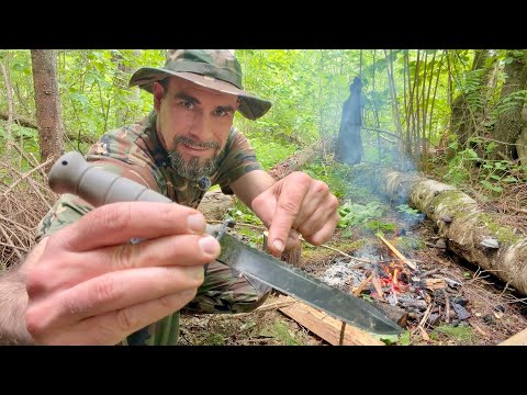 Survival with a Knife | Grilled Meat over the Fire