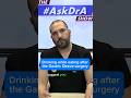 &quot;Can I #drink while #eating after #GastricSleeve surgery?&quot; #AskDrA #wls #vsg #wlscommunity