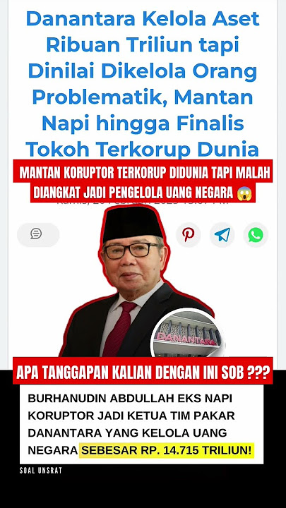 RAJA KORUPTOR JADI PENGELOLA UANG NEGARA 😱⁉️ #youtubeshorts #youtube #shorts #trending #ytshorts