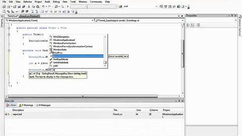 C# MessageBox Kullanımı